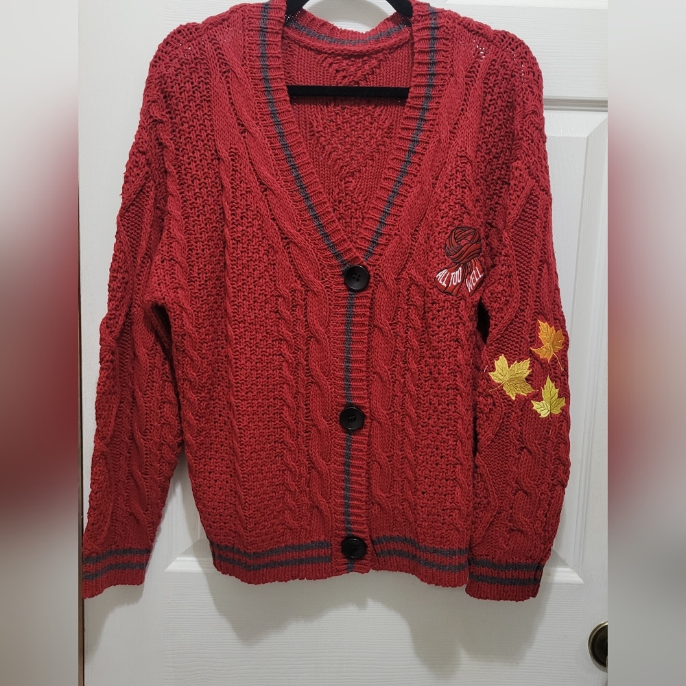Red All Too Well Cardigan Taylor Swift - Picture 2 of 5